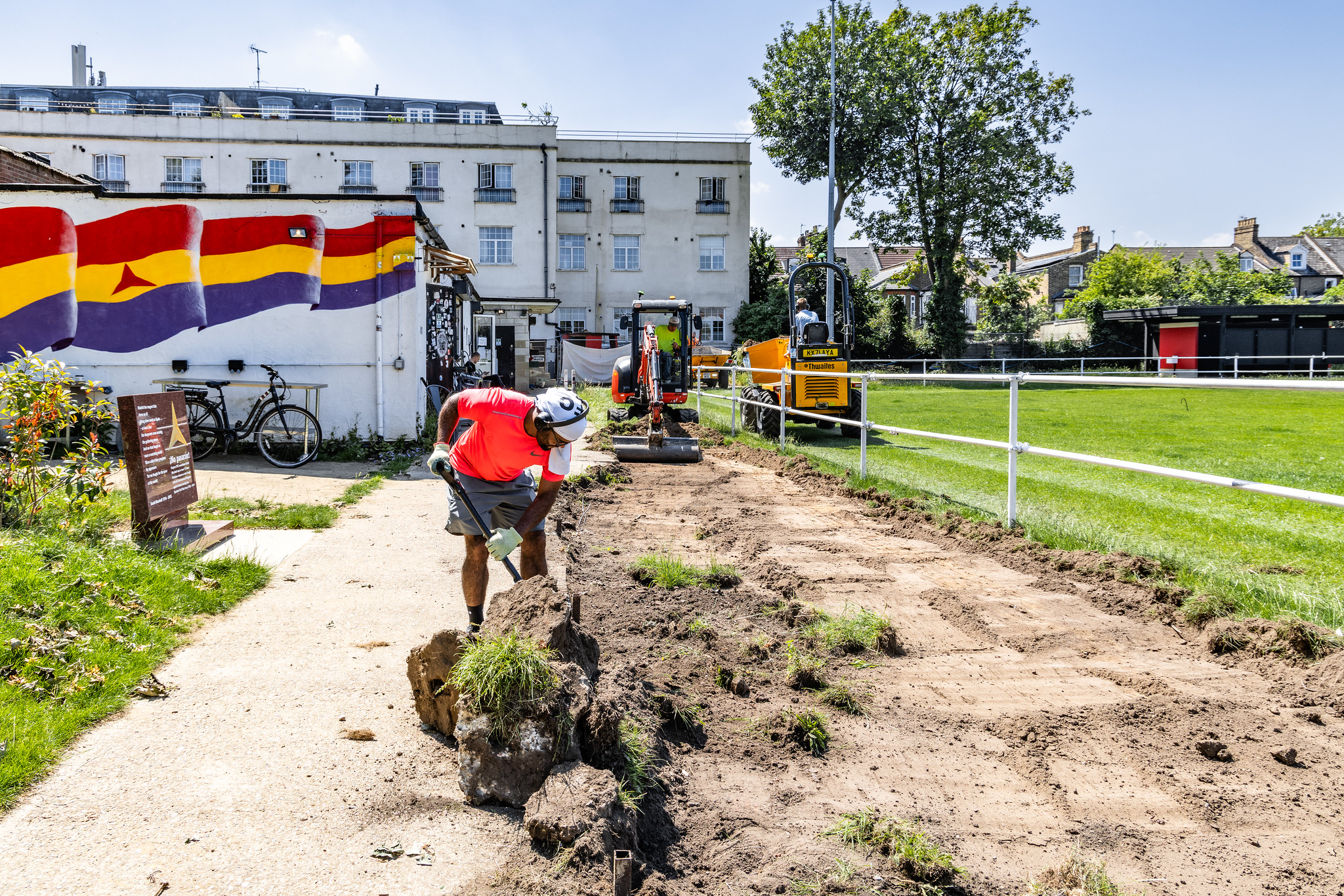 Update on the Old Spotted Dog Ground pathway and fencing improvement project